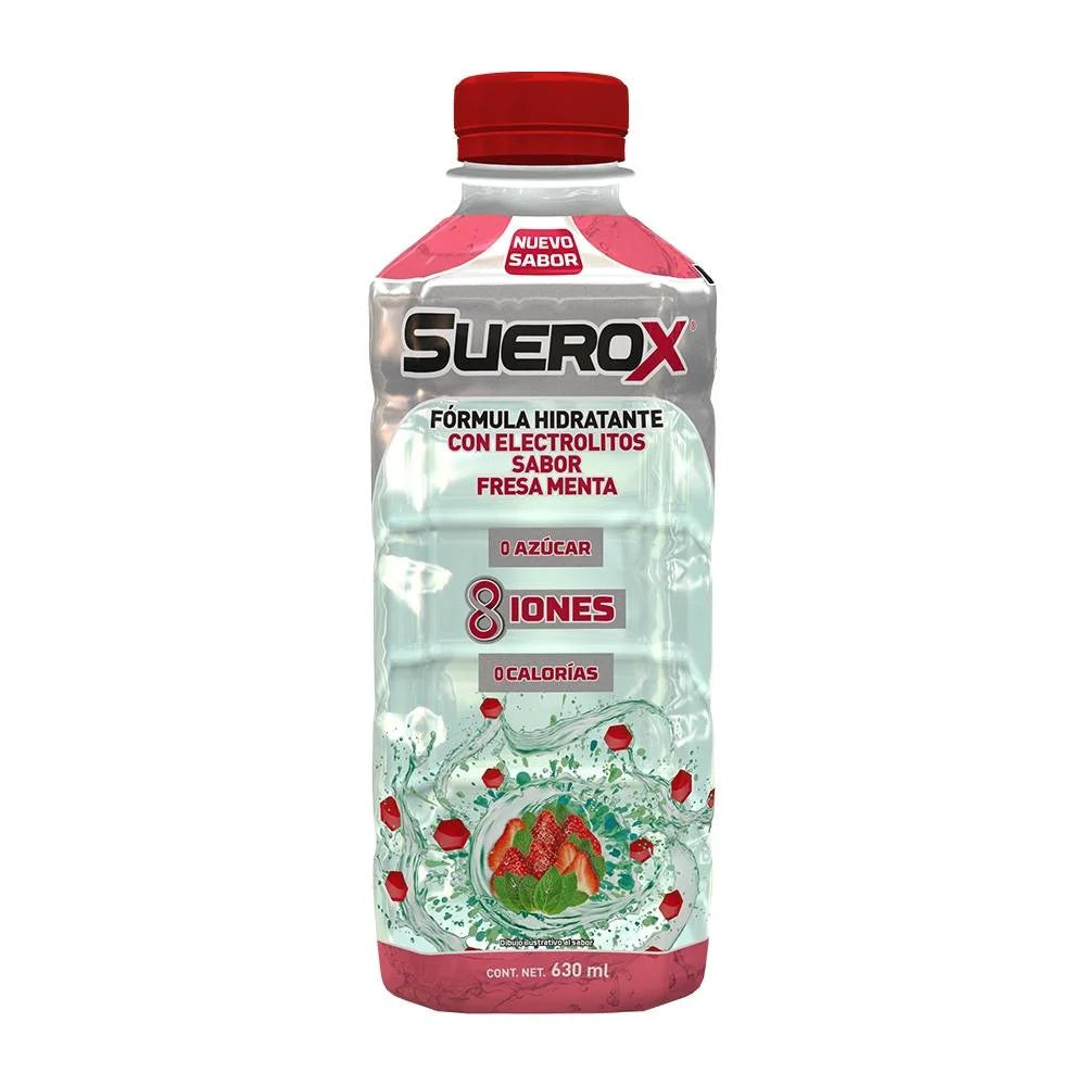 Suerox fresa menta 630ml/ fardo a Q120.00 de 12u