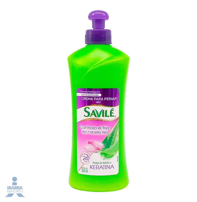 Savilé Crema keratina liso / Fardo Q215 de 12U
