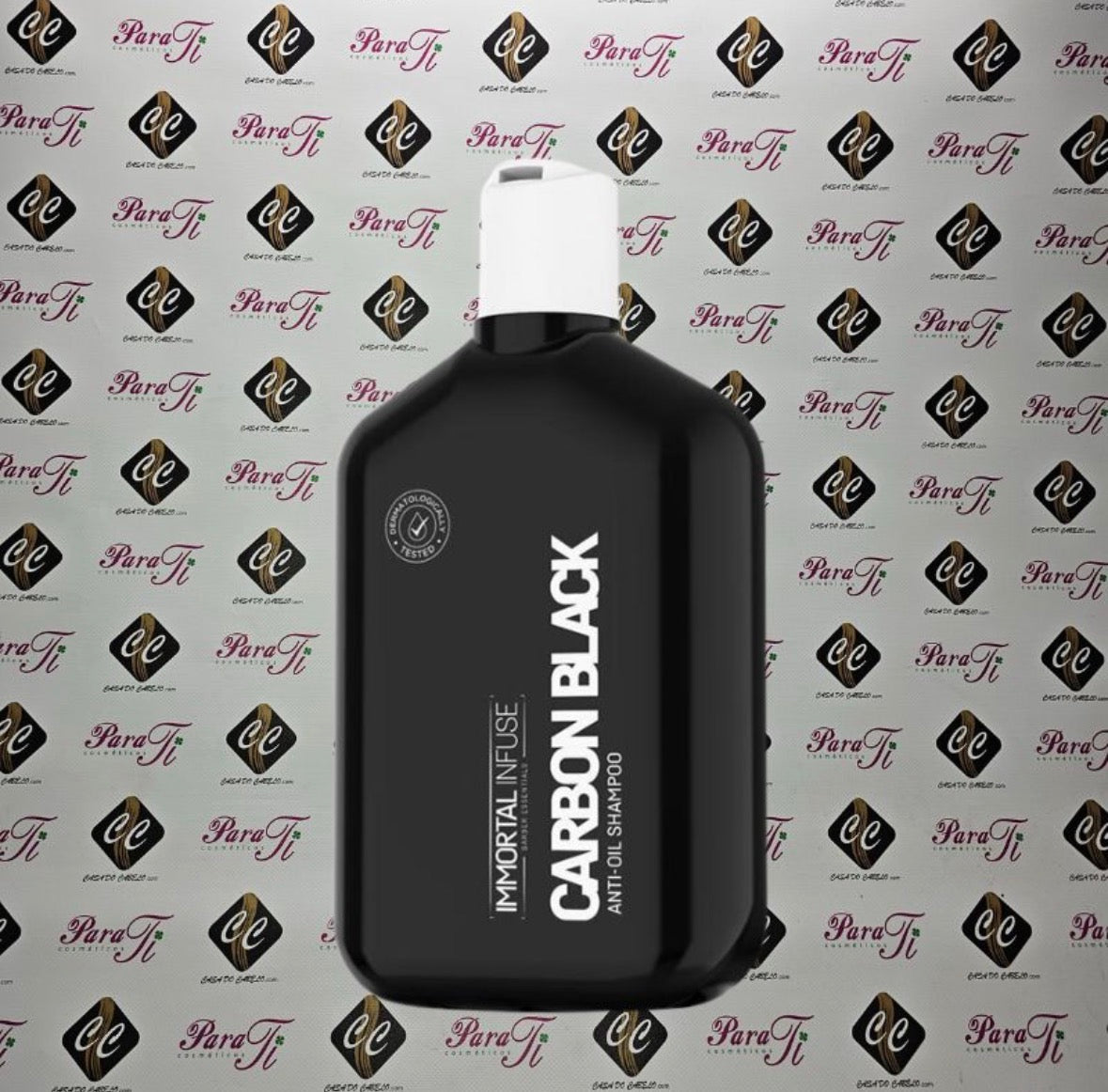 Immortal sh carbon black 500ml. Fardo Q720/12u.