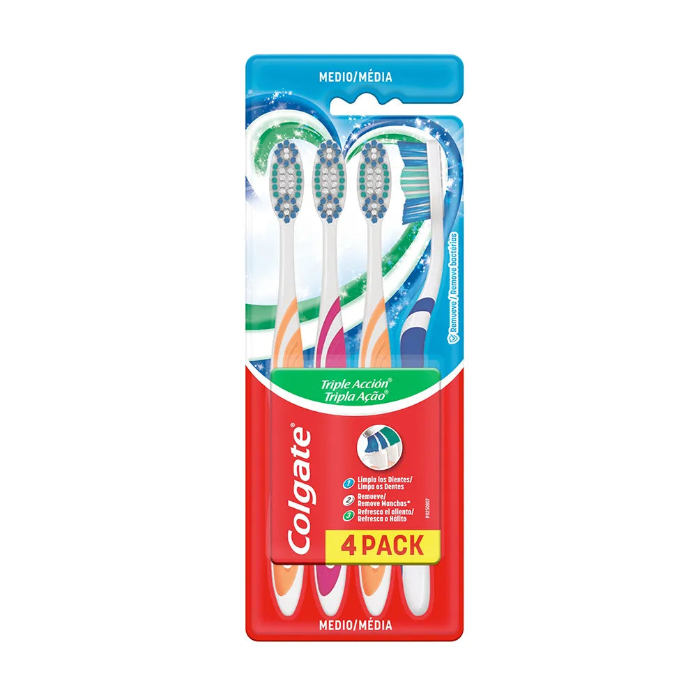 Colgate Cepillo 4 pack/ Fardo Q365 de 12pack