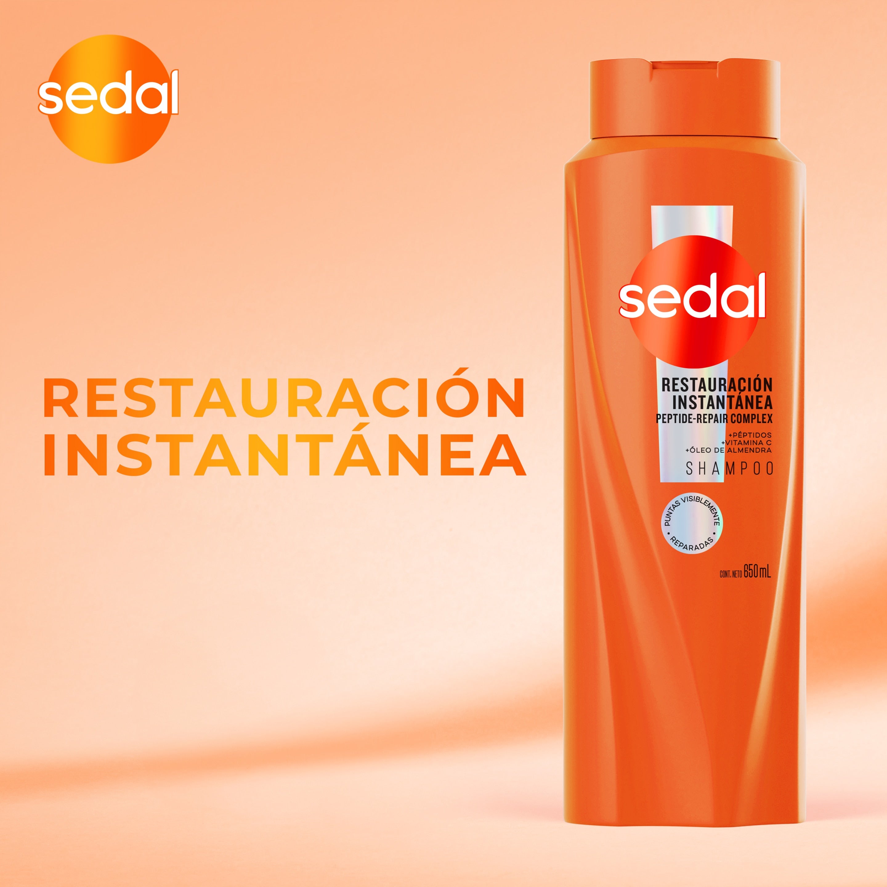 Sedal restauración instantánea 650ml/fardo a 330 de 12u