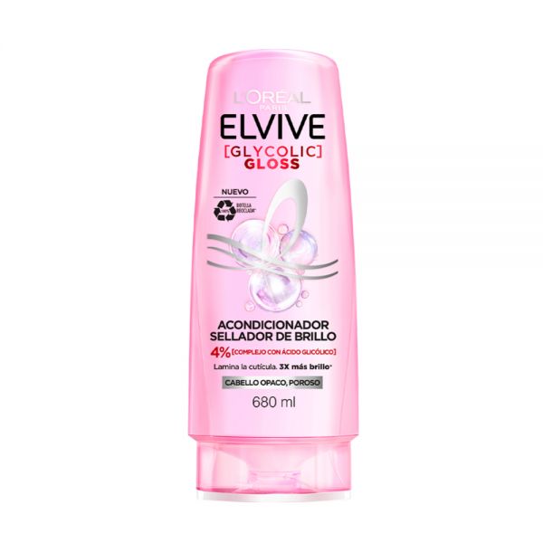 Elvive Ac Glycolic gloss 680ml/ Fardo Q540 de 12U