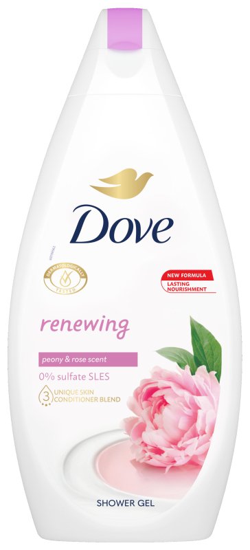 Dove shower gel 450ml/ fardo a 480 de 12u