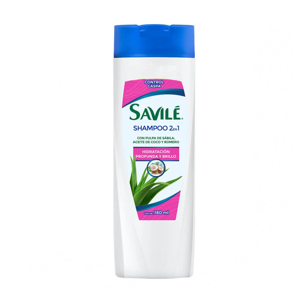Savilé 180ml control caspa/ Fardo Q105 de 12U