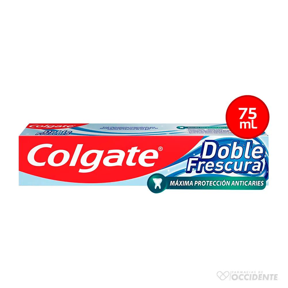 Pasta de Dientes doble frescura 75ml/ fardo a 620.00 de 6docena
