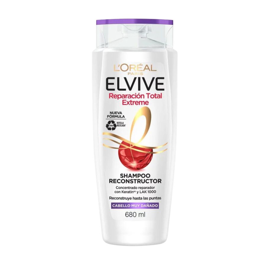 Elvive Sh Reparación total extreme 680mL/ Fardo Q540 de 12U