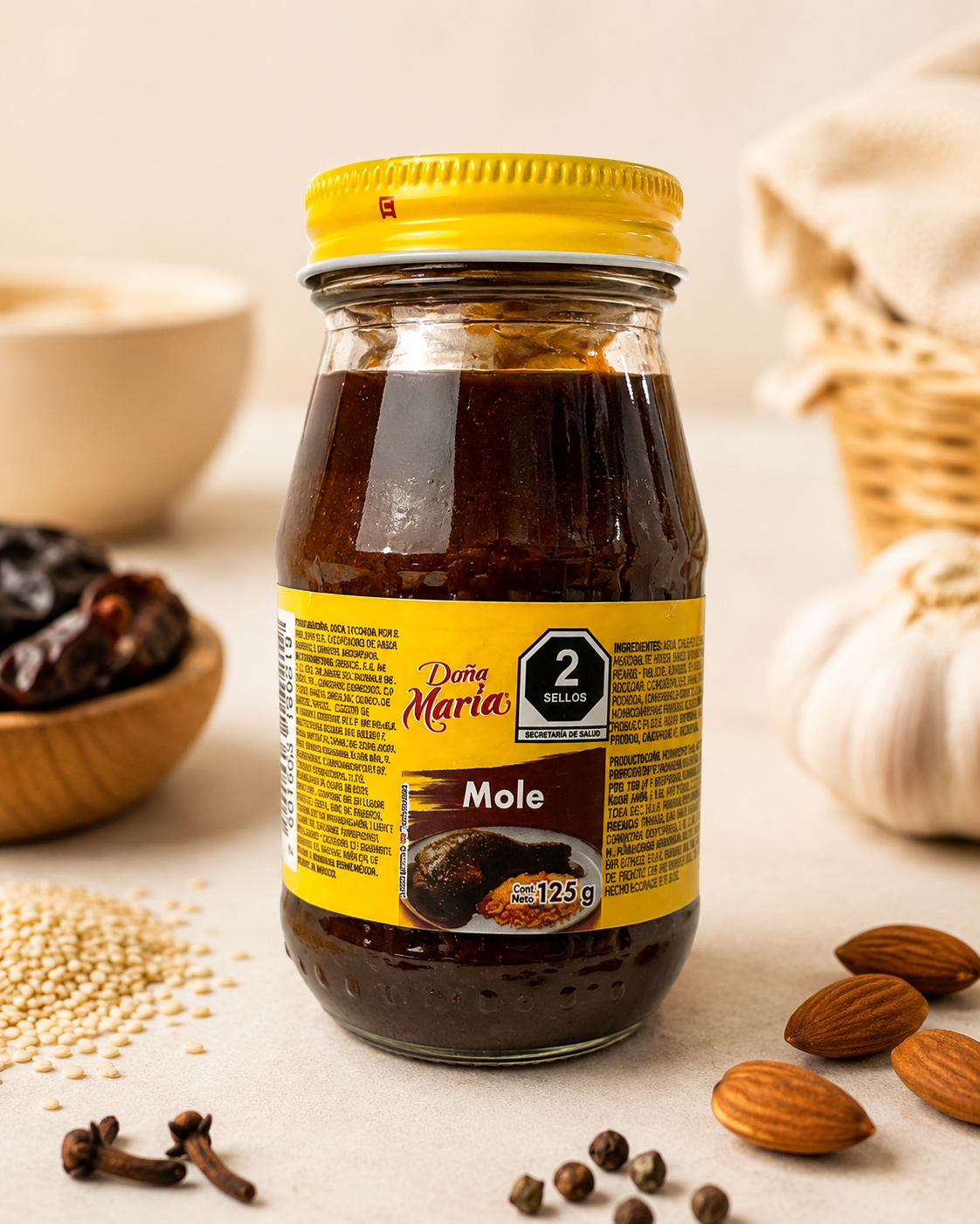 Doña María Mole 125g. Fardo 330/24u.