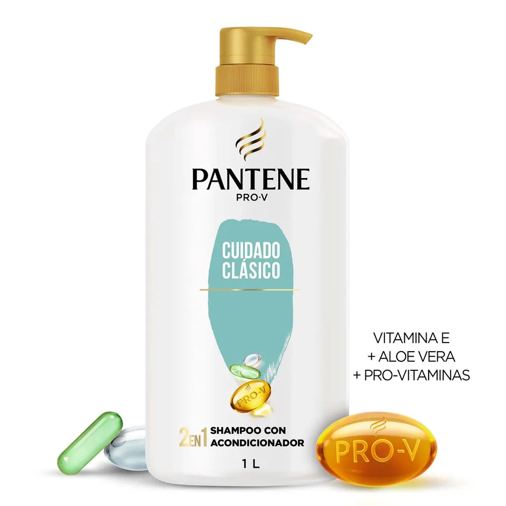 Pantene sh Cuidado Clásico 1L/ Fardo Q515 de 9U