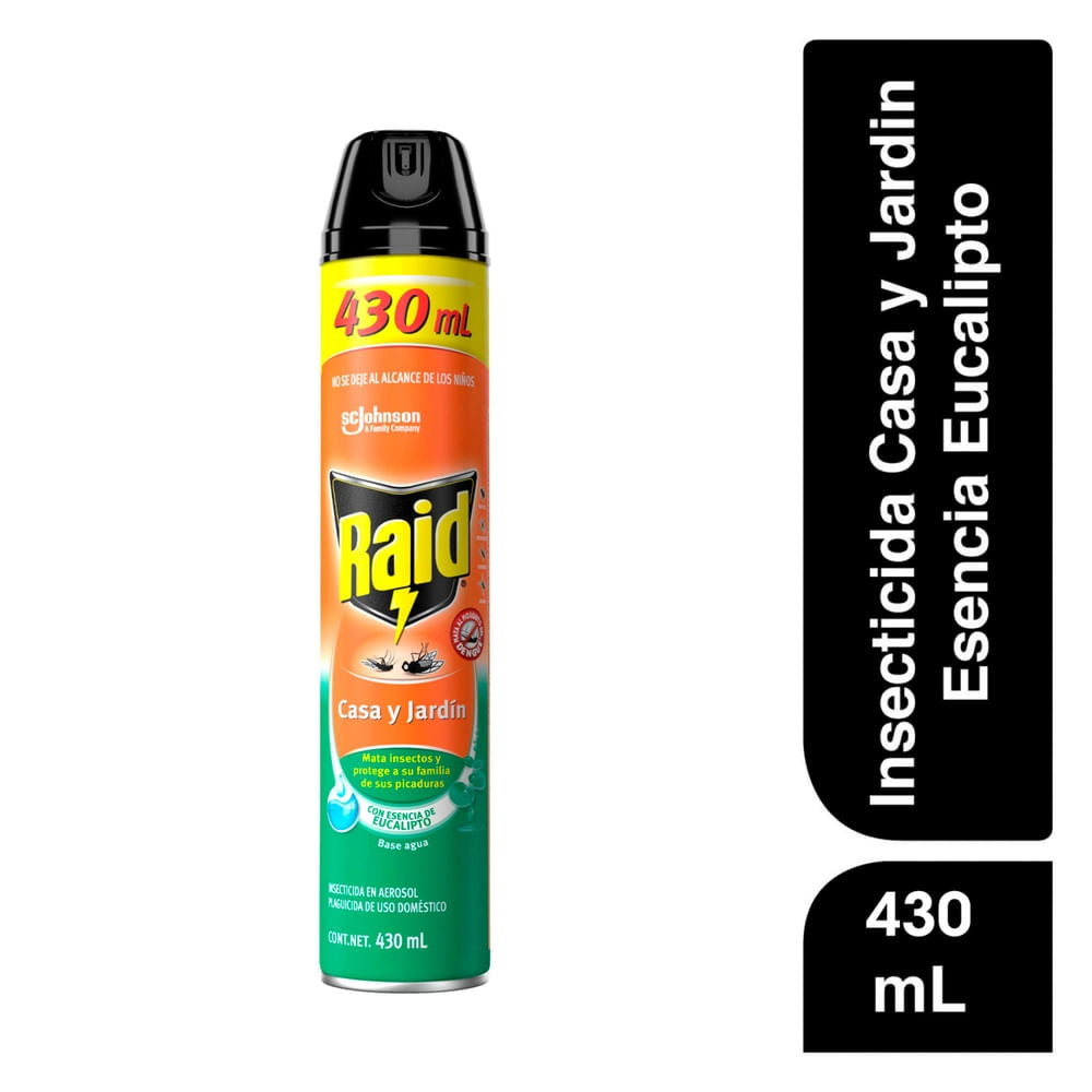 Raid Eucalipto 430ml/ fardo a 305.00 de 12u