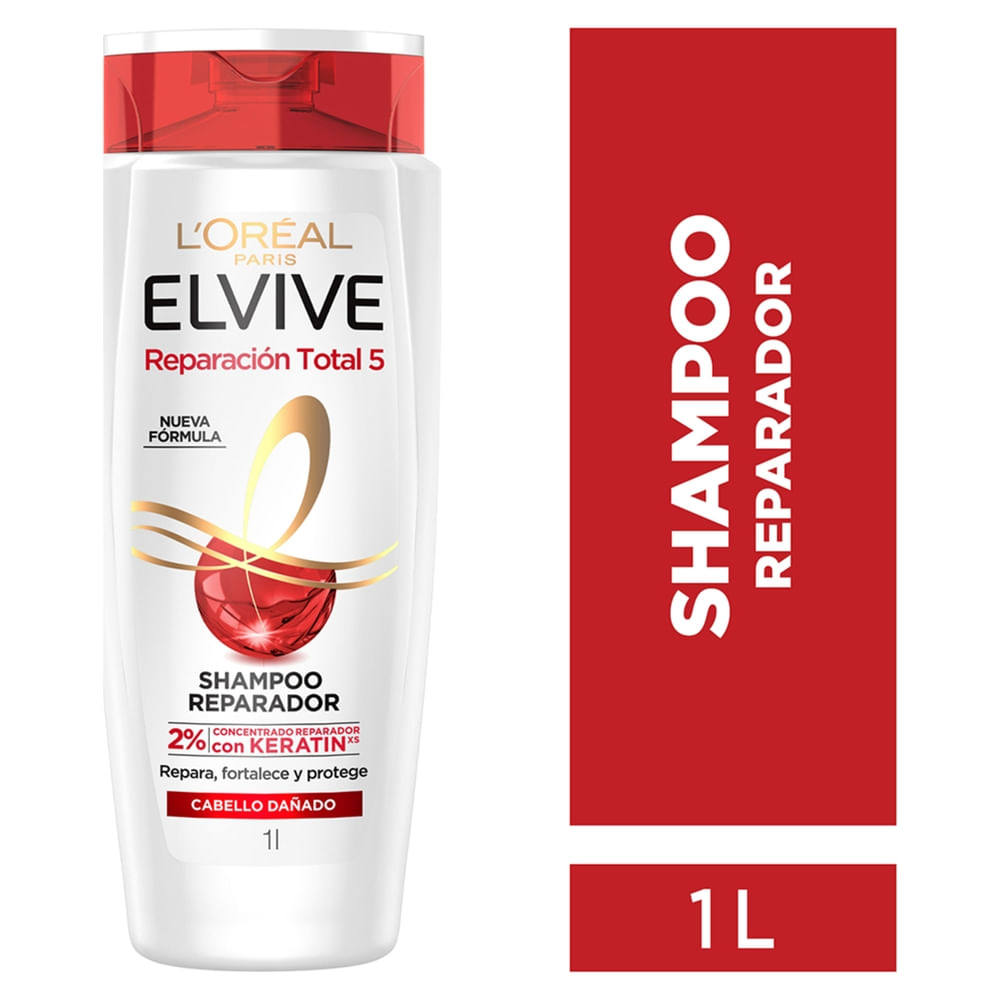 Elvive sh reparación total 5 1Litro/ Fardo Q600 de 12U