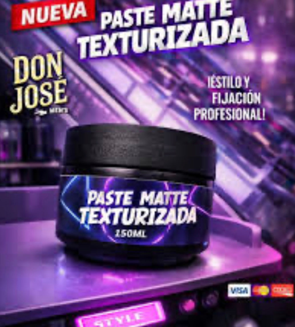 Don José Paste Matte Texturizda 150ml. Fardo Q275/12u.