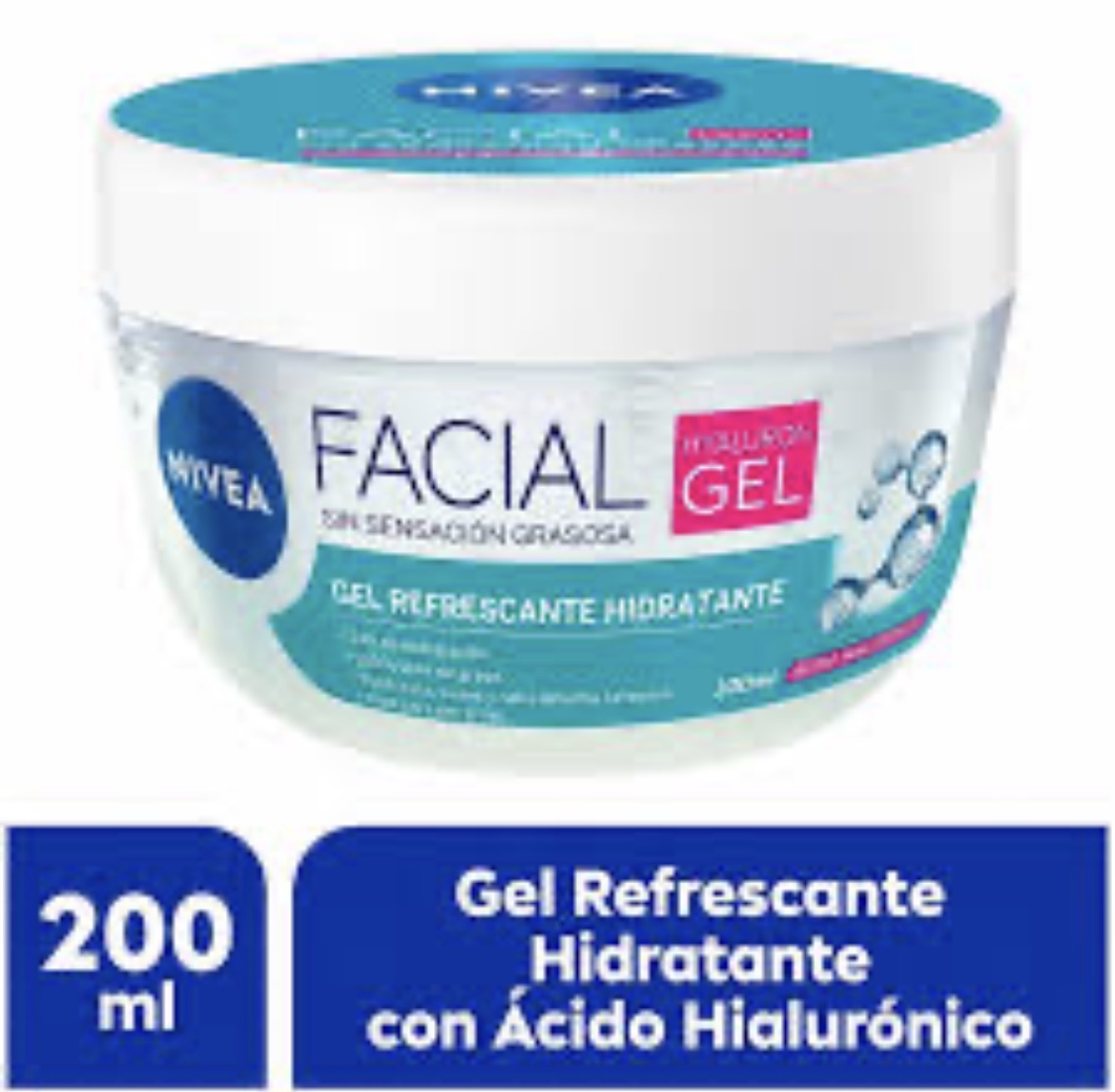 Nivea Facial Gel Hyaluron 200ml fardo 570/12u.