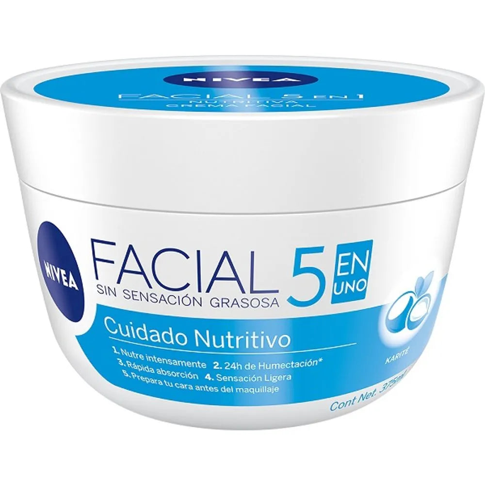 Nivea facial nutritiva 375ml/fardo a 445.00 de 12u
