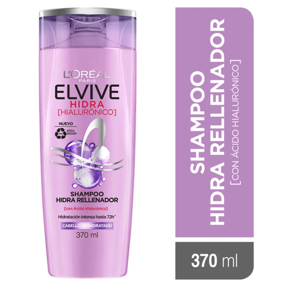 Elvive Sh Hidra Hialuronico 370ml/ fardo a 345.00 de 12u