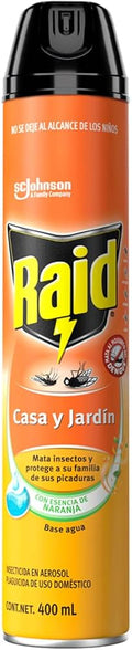 Raid Naranja 400ml/ fardo a 305.00 de 12u