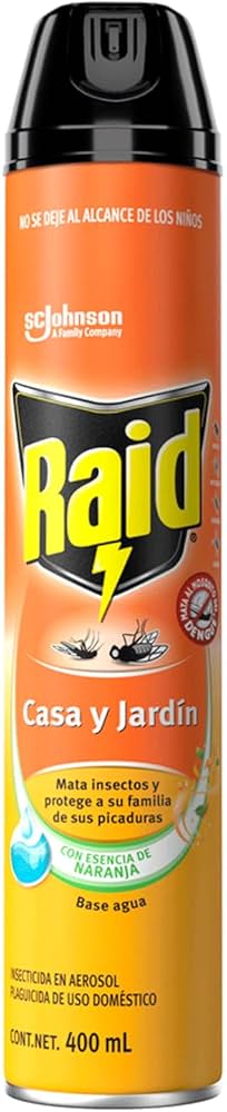 Raid Naranja 400ml/ fardo a 305.00 de 12u