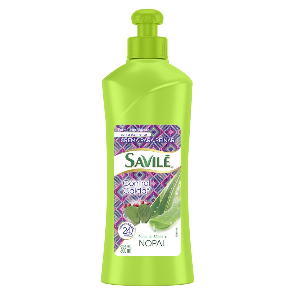 Savilé crema control caída nopal/ Fardo Q215 de 12U