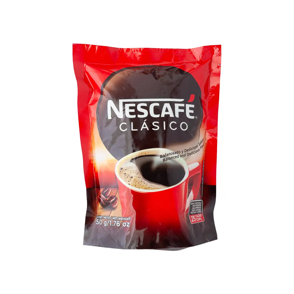 Nescafé Clásico 50g/ Fardo Q360 de 24U