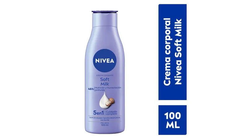 Nivea Soft Milk 100ml/ Fardo Q178 de 12U