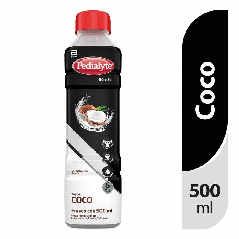 Pedialyt coco 500ml/ fardo a 155.00 de 12u
