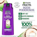 Garnier fructis Sh Rizos Poderosos 650ml/ Fardo Q430 de 12U