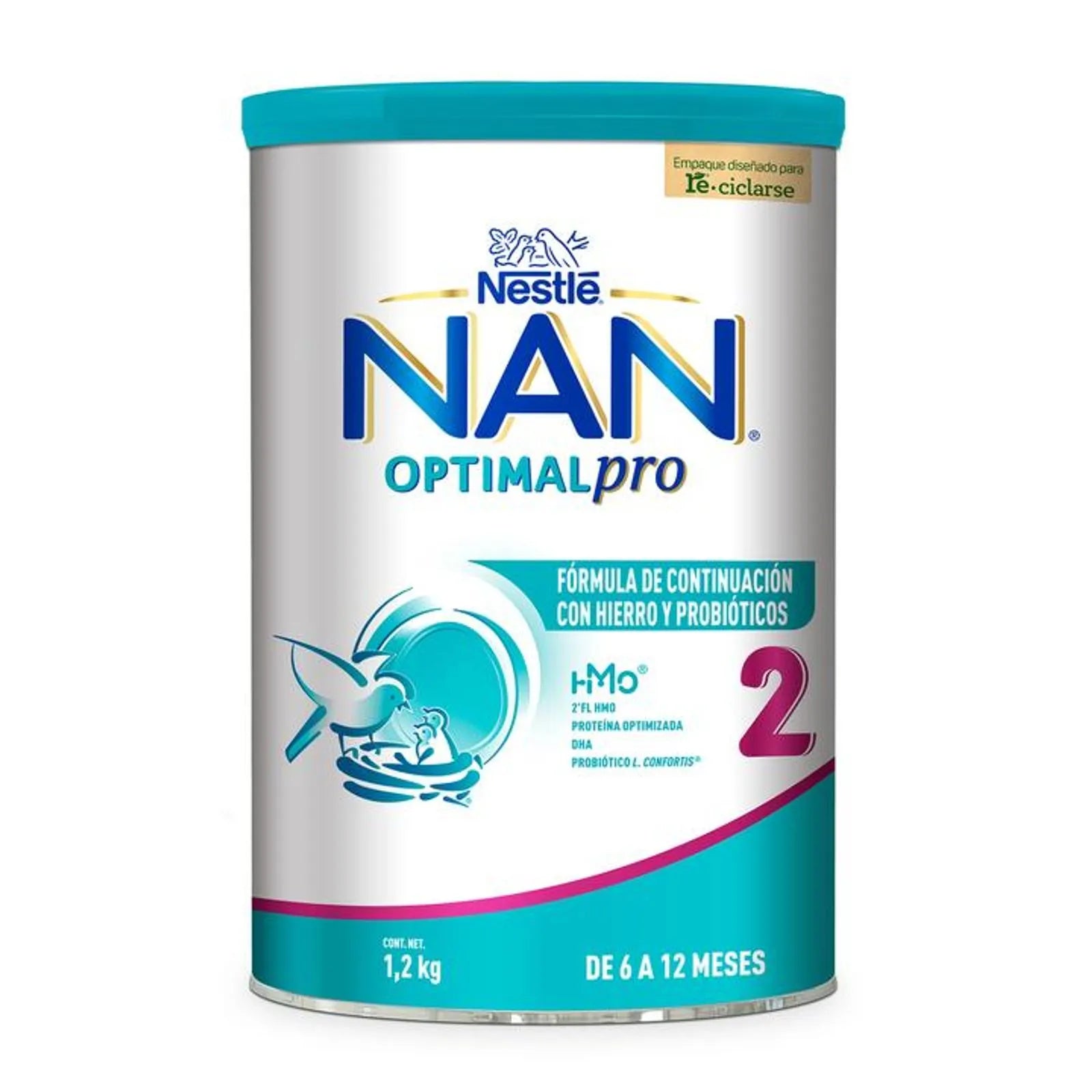 Nan 2 de 1.2kg/ fardo a 2,720 de 12u
