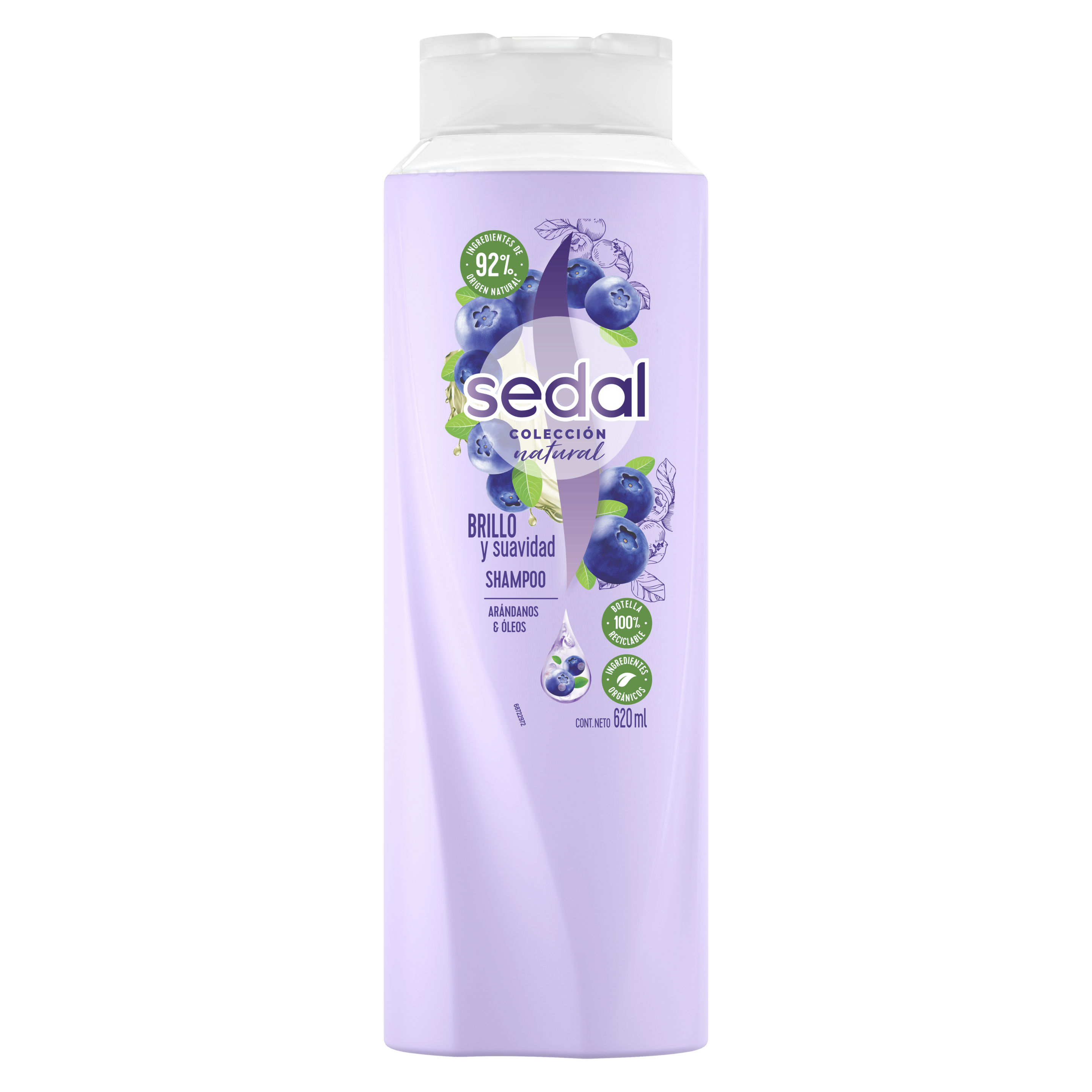 Sedal Sh Brillo y suavidad 620ml/ fardo a 405