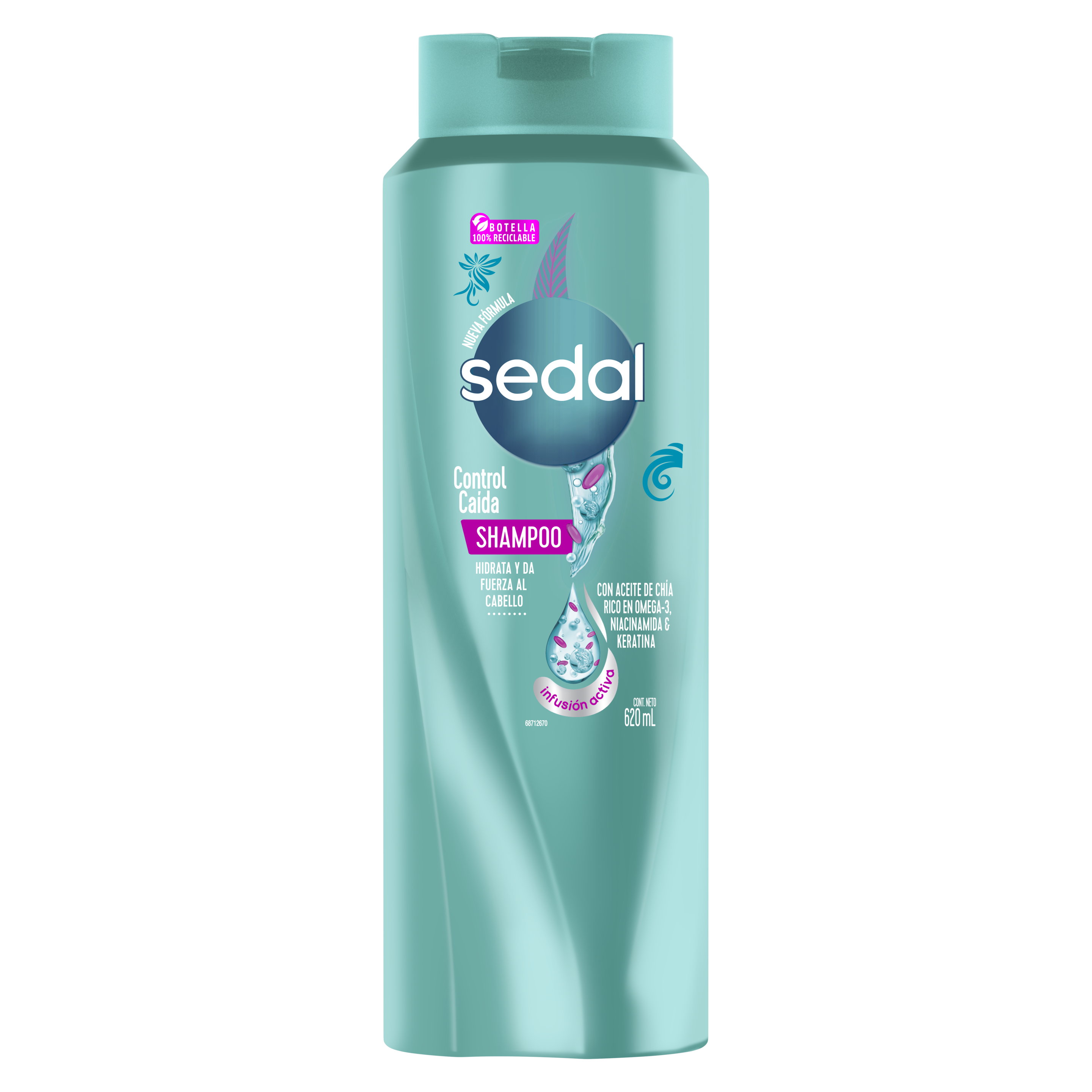 Sedal Sh control caída 620ml/ fardo Q405/12U