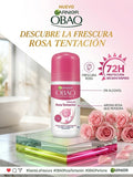 Obao Roll-on Rosa Tentación 65g / Fardo Q180/12u.