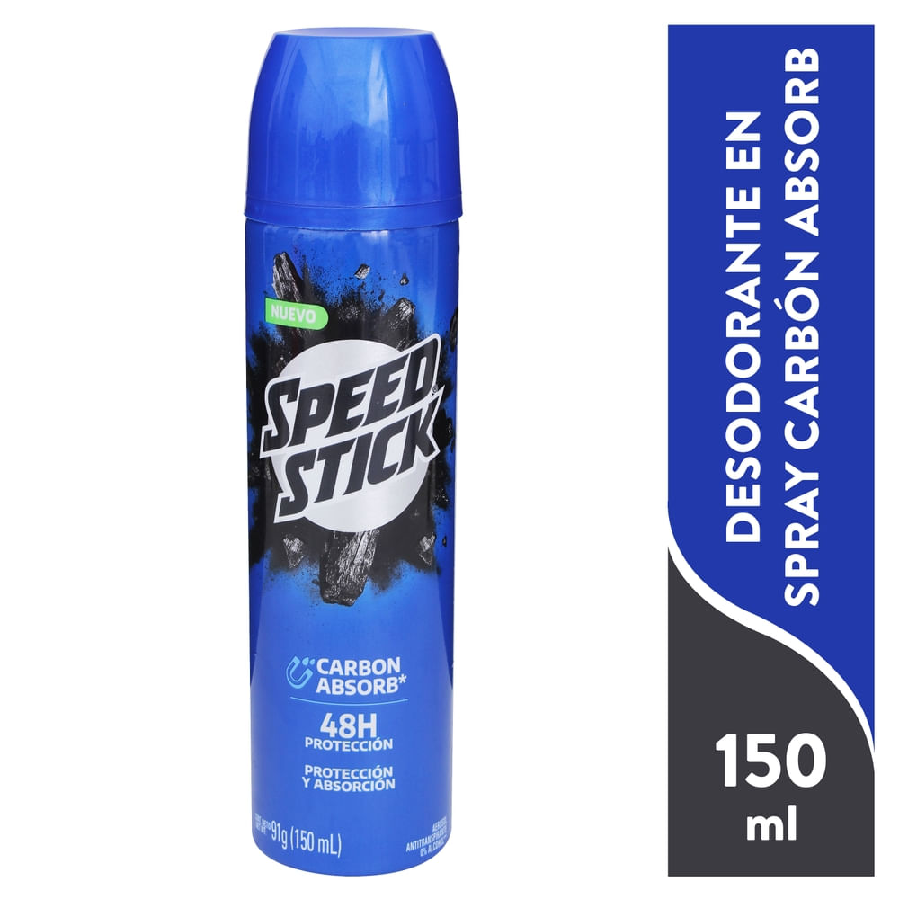 SPEED STICK CARBÓN ABSORB* 150ml/ fardo a 285.00 de 12u