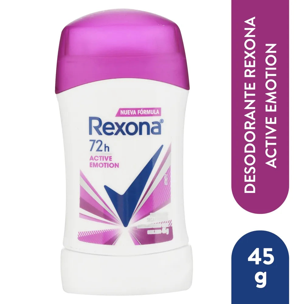 Rexona active emotion barra 45g/ Fardo Q250 de 12U