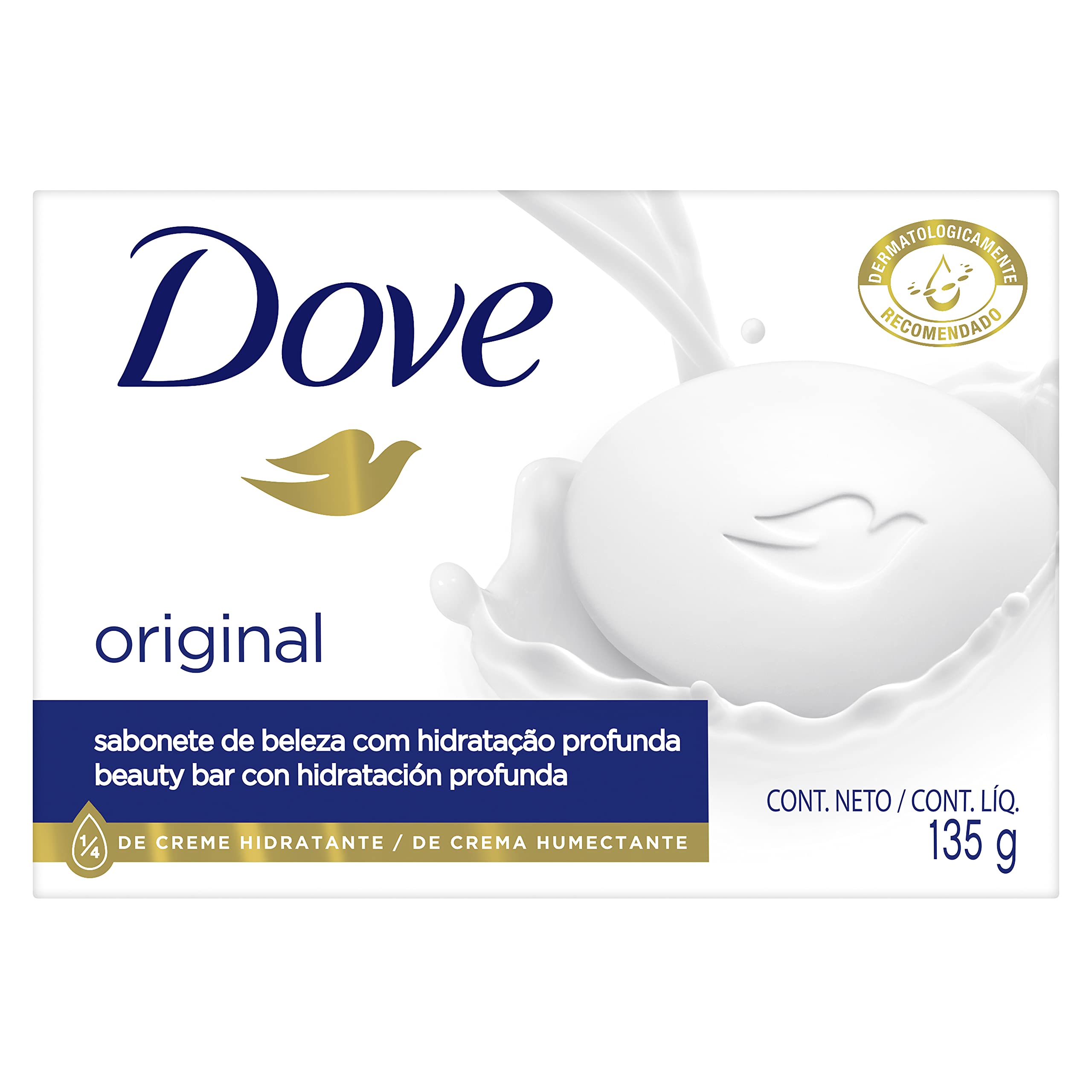 Dove Jabón Original 135g  /Fardo Q525/48U  /Docena Q130