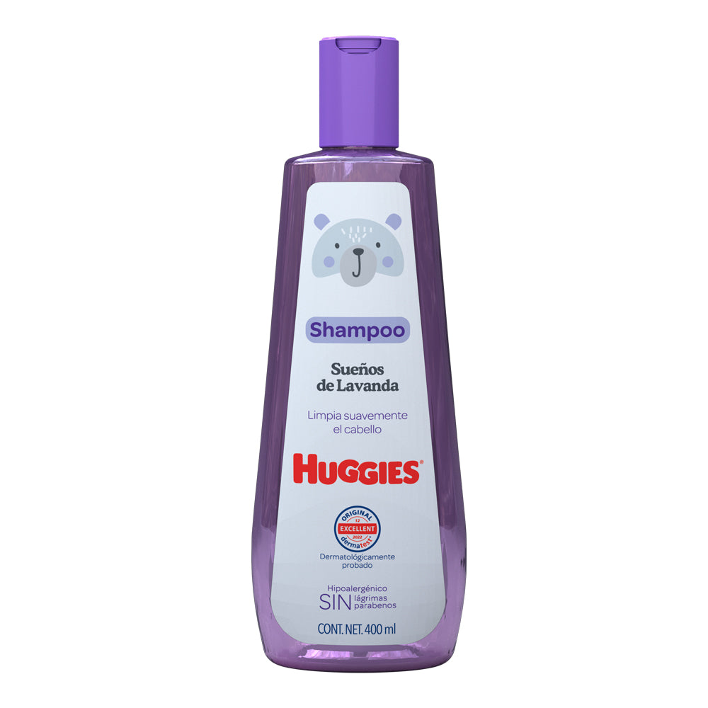 Huggies sh sueños de lavanda 400ml/ fardo a 450 de 12u