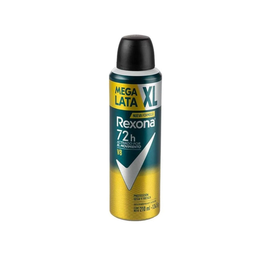 Rexona V8 210ml/ Fardo Q390 de 12U