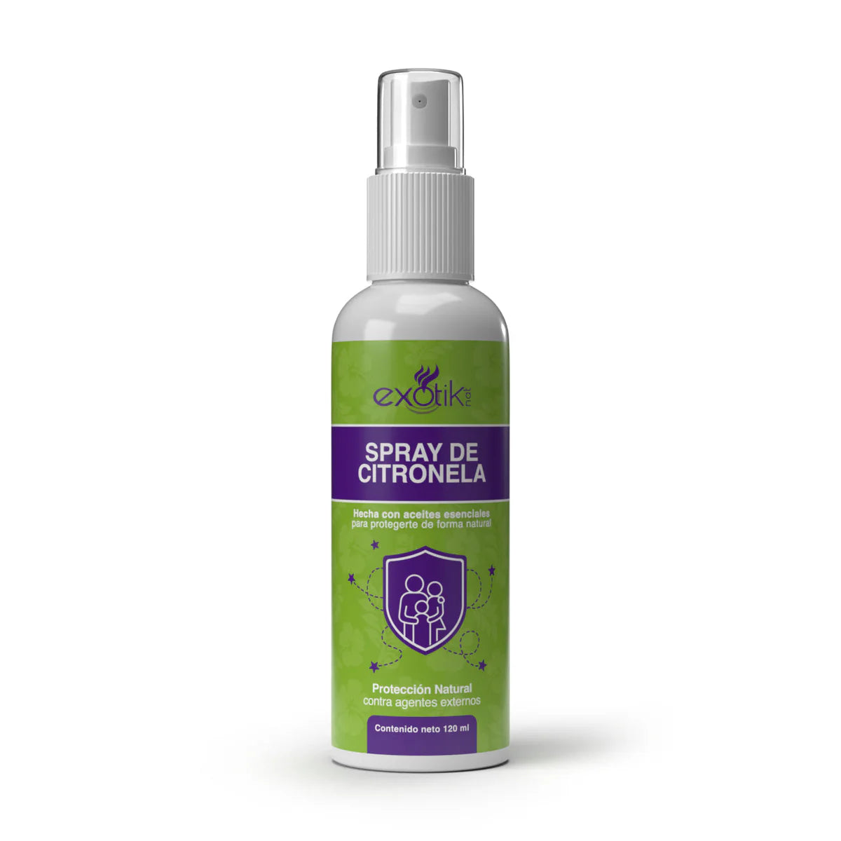 Spray citronela 120ml exotik nat / fardo Q345 de 12u