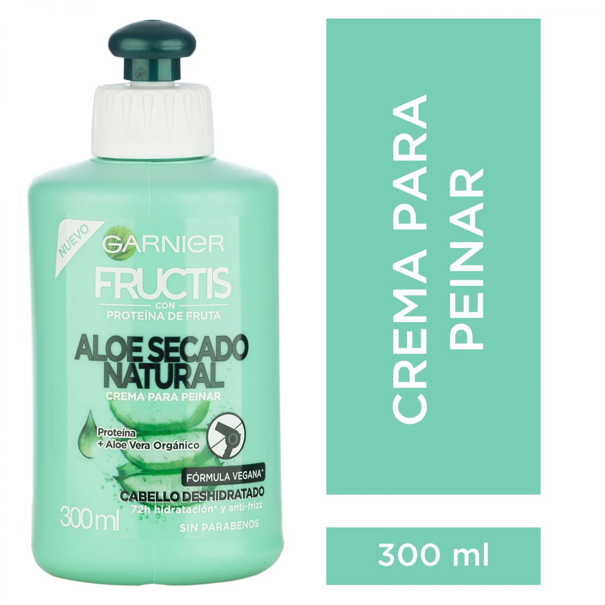 Garnier Fructis CP Aloe Secado Natural 300ml/ Fardo Q230 de 12U