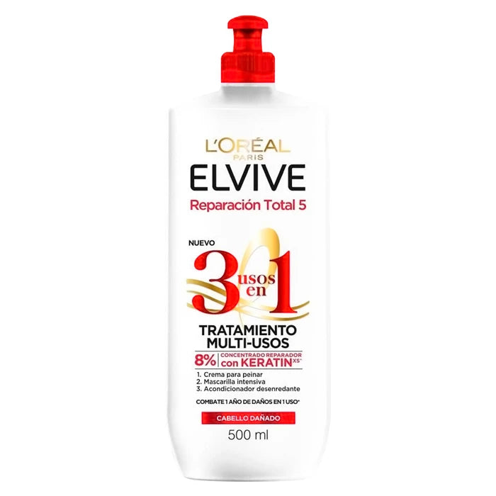 Elvive Tratamiento Multiusos/ Fardo Q600 de 12Unidades