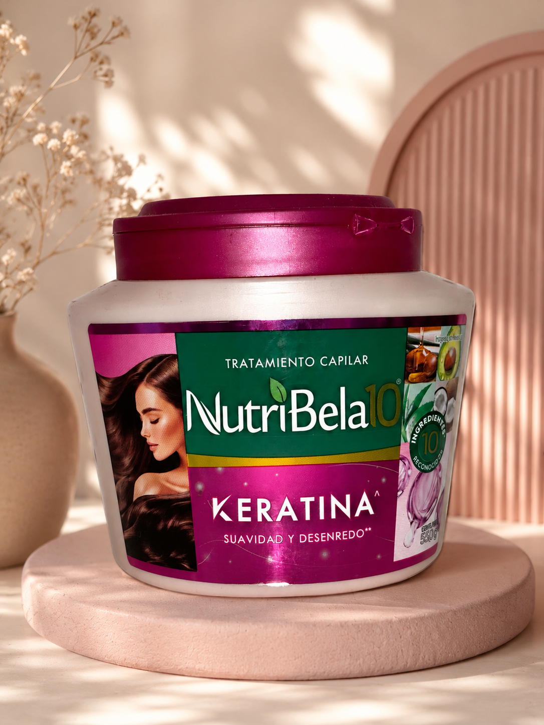Nutribela Keratina 550g. Fardo Q460/12u.