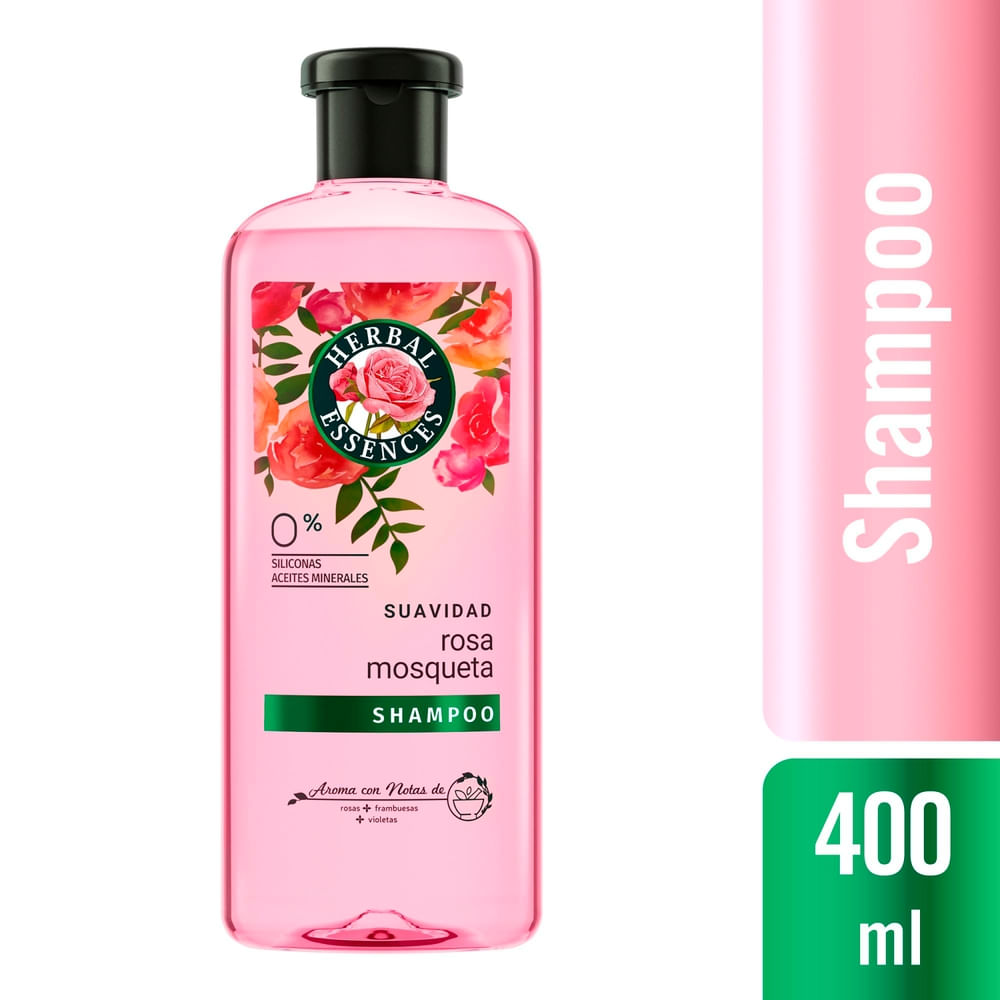Herbal Sh Essences rosa mosqueta 400ml/ Fardo Q430 de 12U