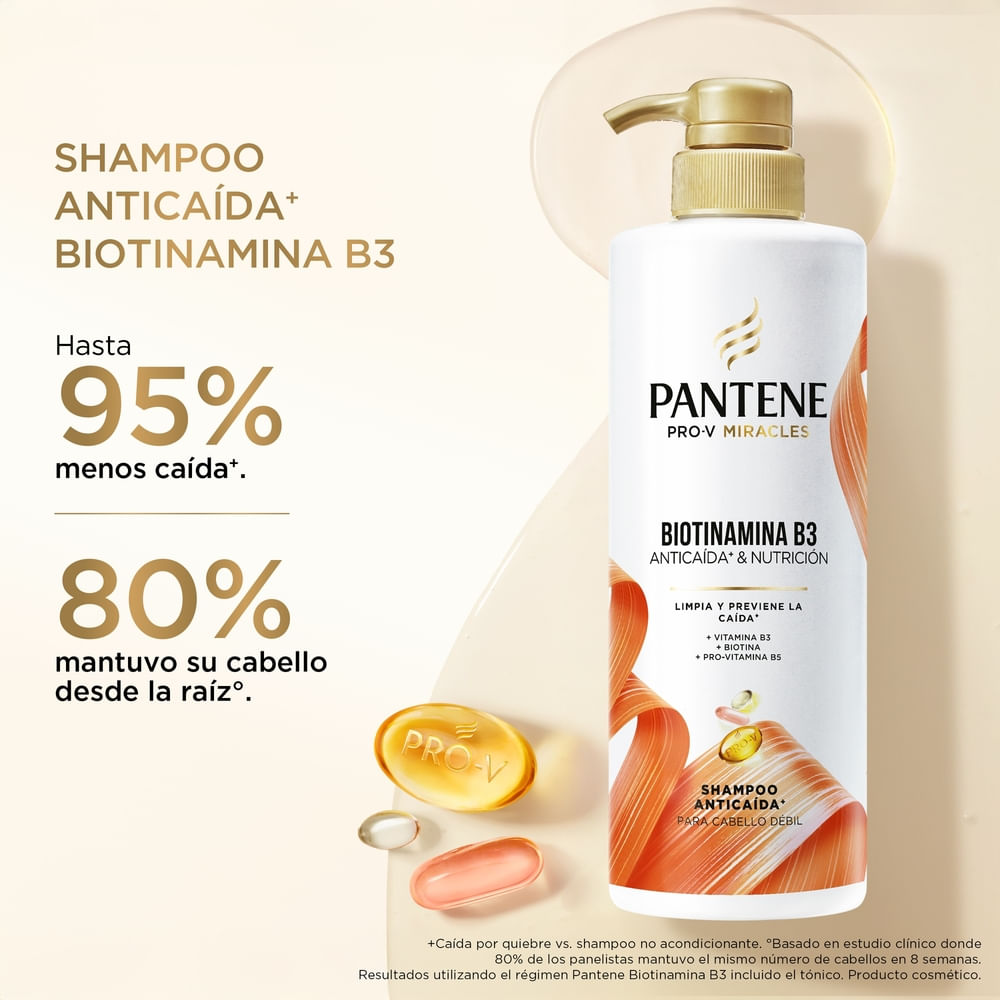 Pantene sh BiotinaminaB3 510ml/ Fardo Q610 de 12U