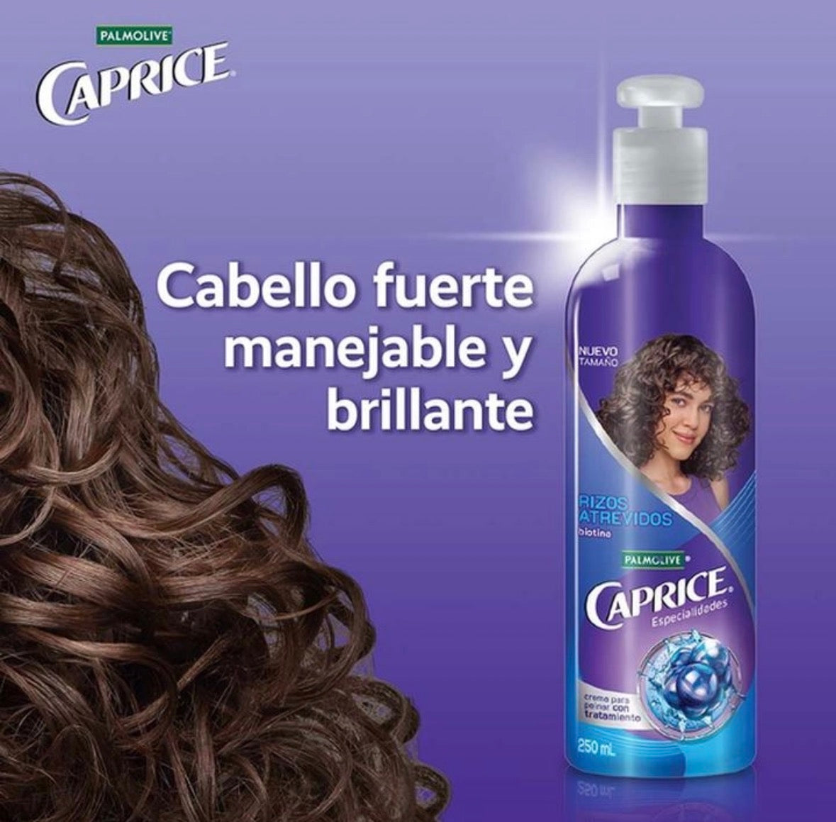 Caprice cp rizos atrevidos 250ml. Fardo Q240/12u.