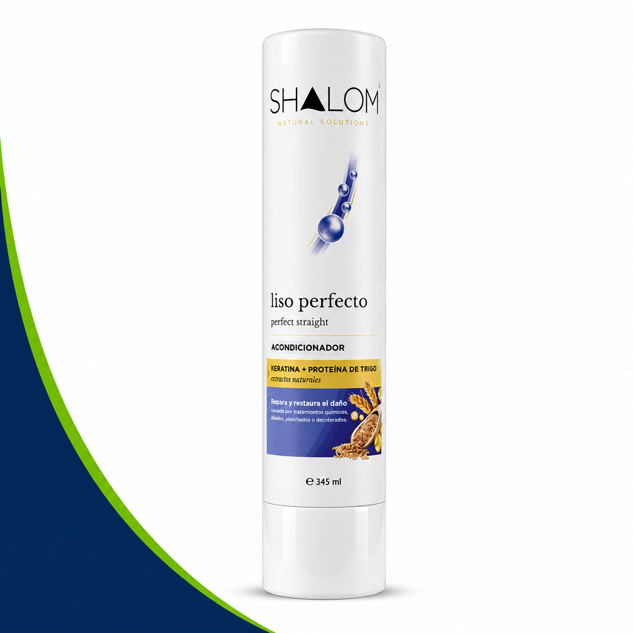 Shalom AC liso perfecto 345ml/ Fardo Q255 de 12u