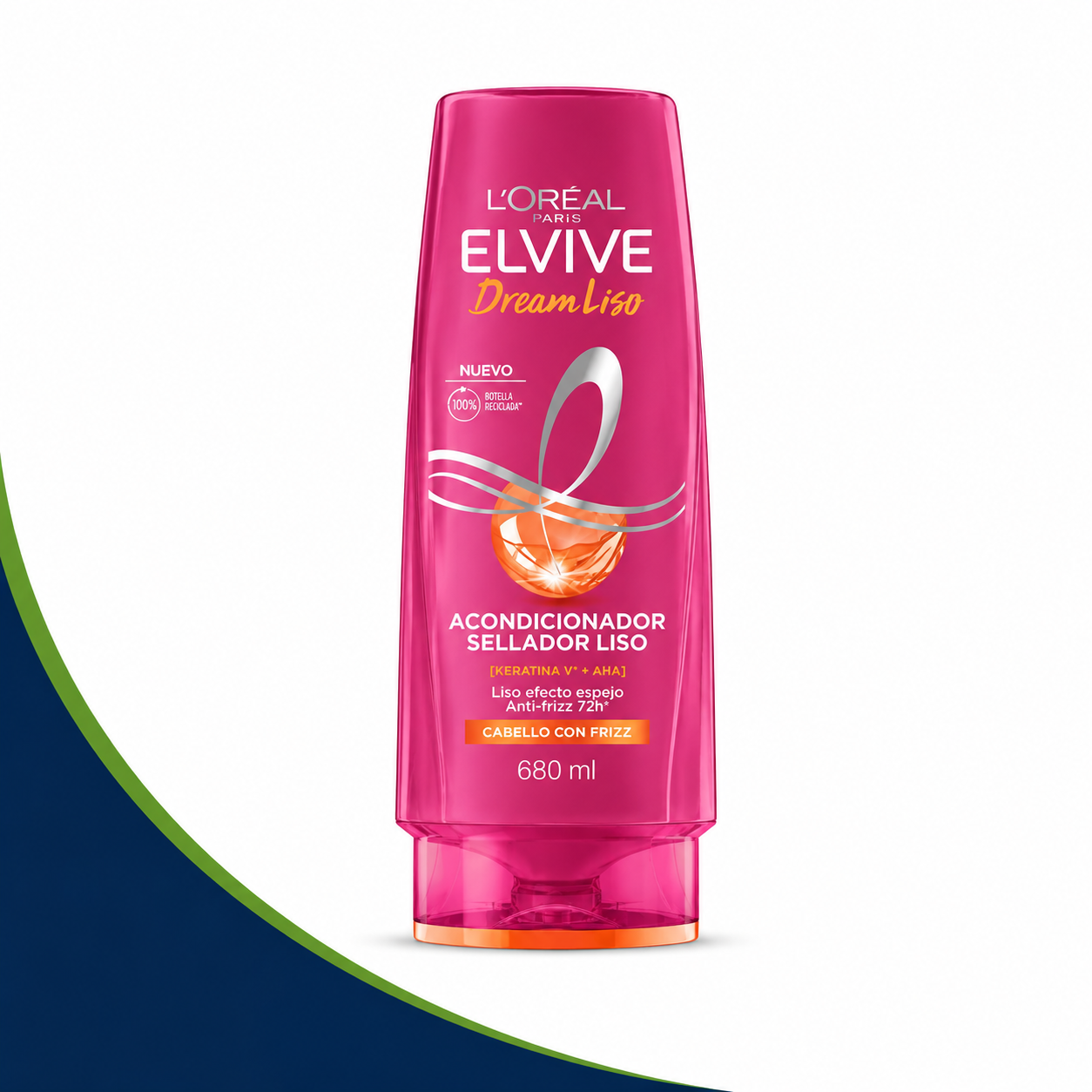 Elvive Ac dream liso 680ml/ Fardo Q540 de 12U