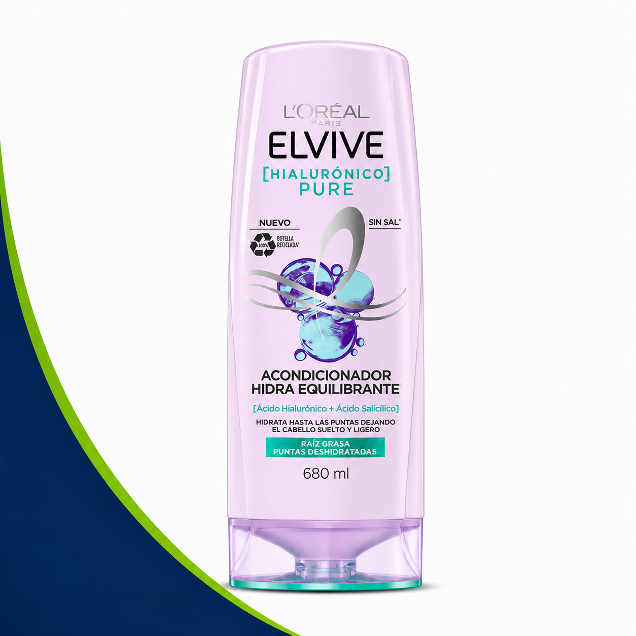 Elvive Ac hialuronico pure 680ml/ Q540 de 12U