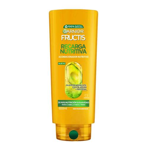Garnier Fructis AC Recarga Nutritiva 600 ml/ Fardo Q430 de 12U