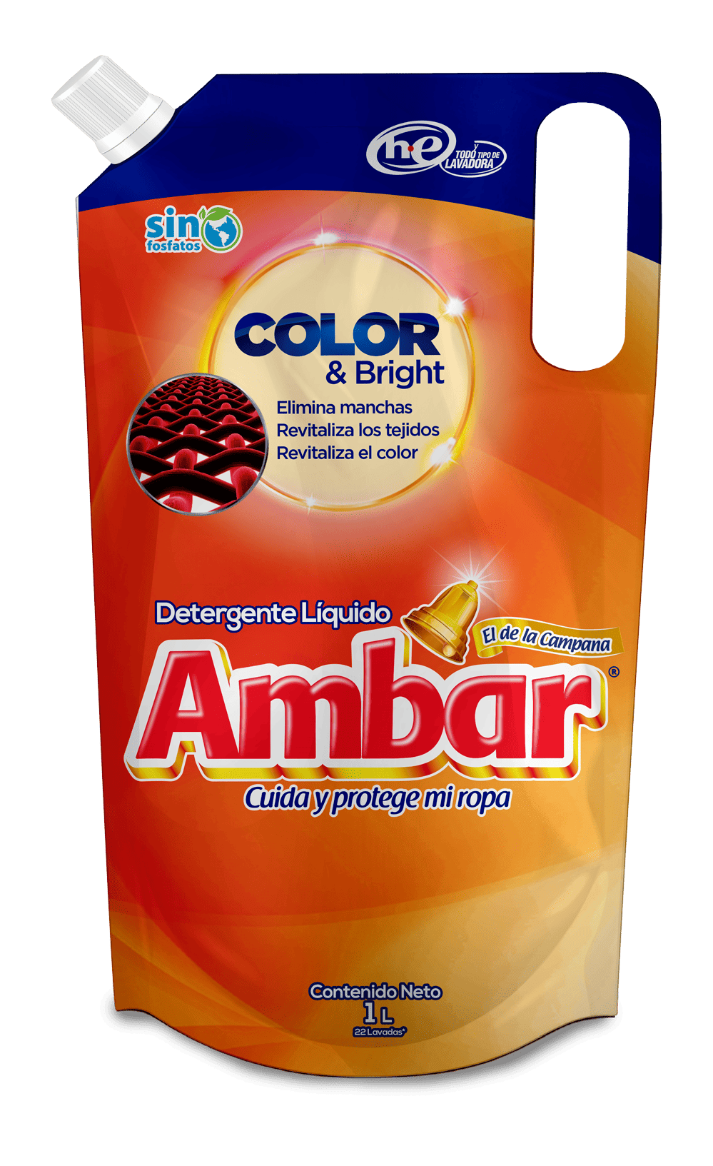 Ambar color y Bright 1L/ fardo a 165.00 de 12u