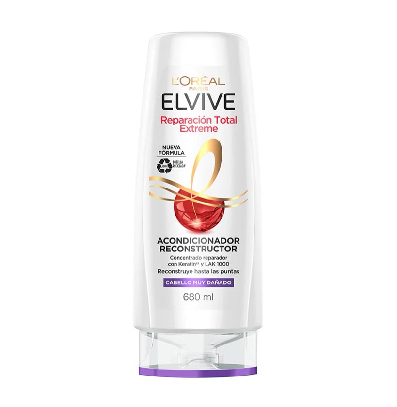 Elvive  Ac reparacion total extreme 680ml/ Fardo Q540 de 12U