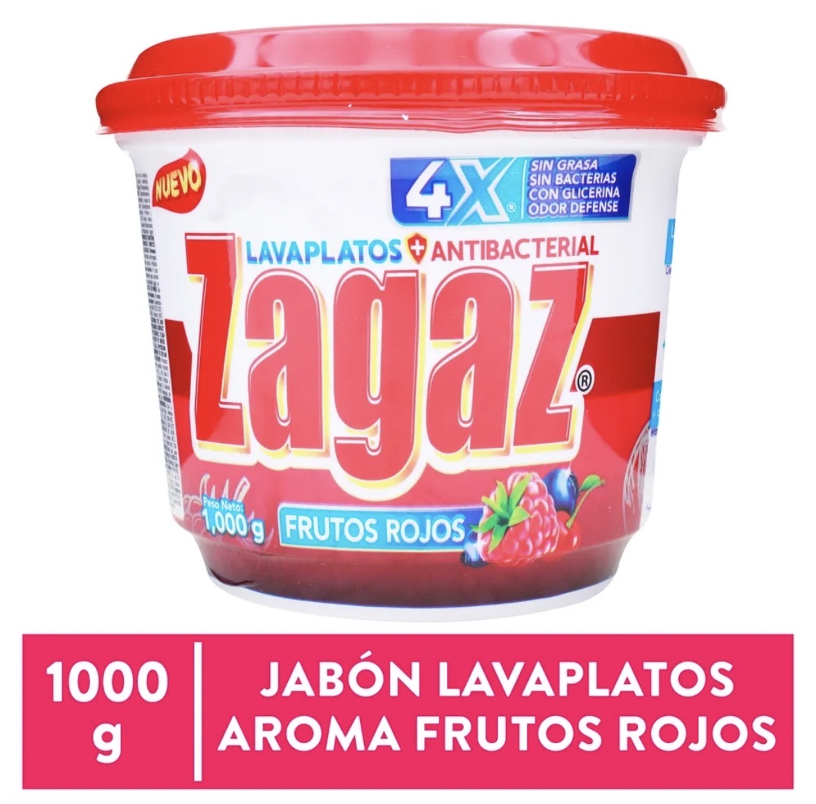 Zagaz frutos rojos 1kg. Fardo Q150/12u.