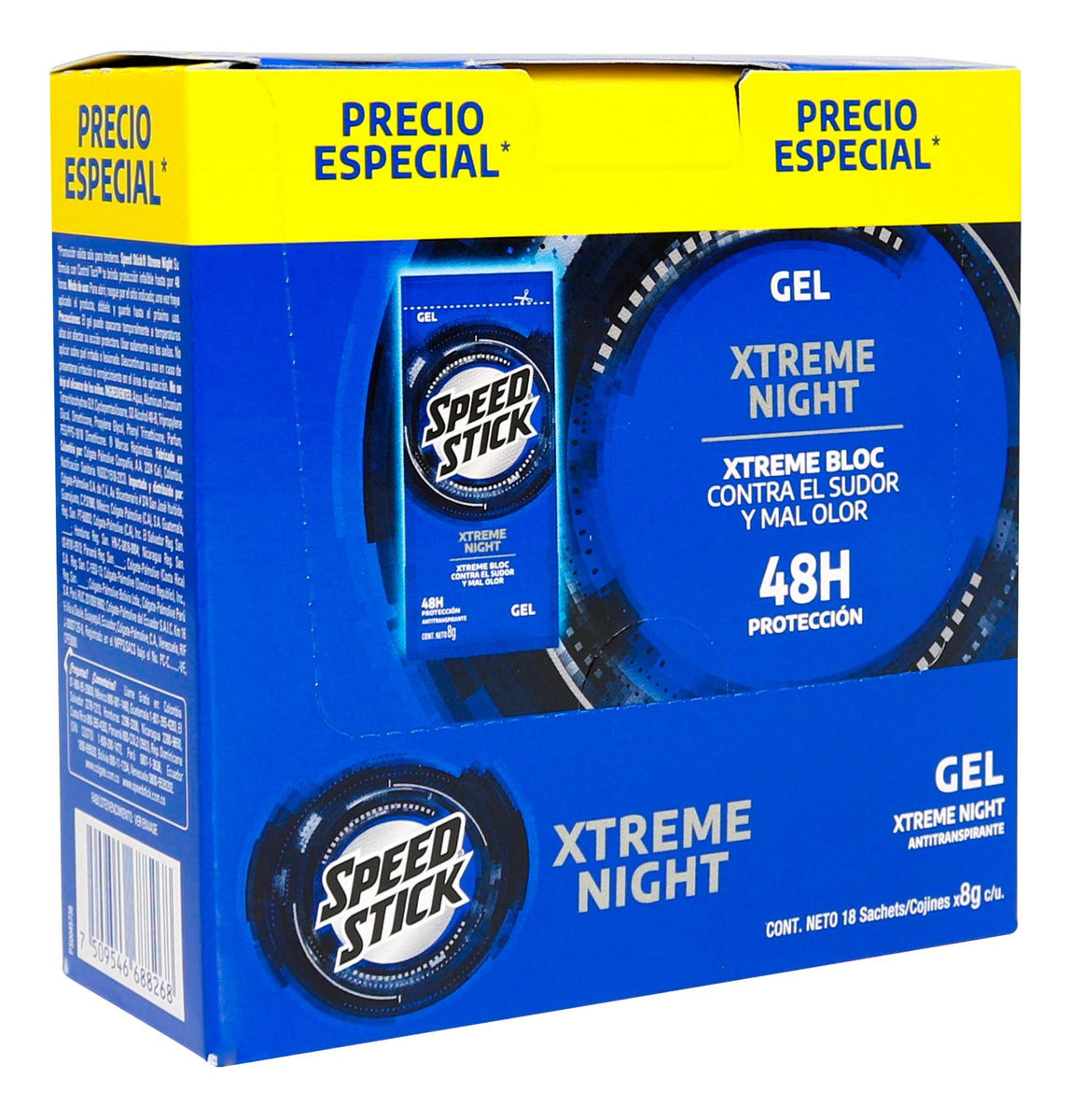 Speed stick gel sobre/ Fardo Q730 de 24 unidades