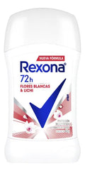 Rexona Flores Blancas&Lichi 45g/ Fardo Q250 de 12U